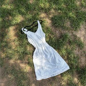 Vintage White Silk Slip